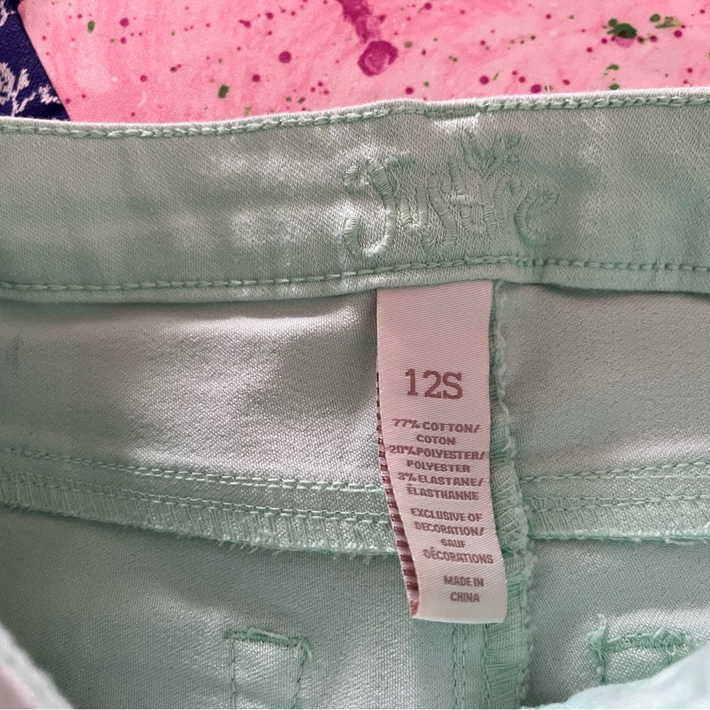 Justice Green Shorts with Stylish Waistband